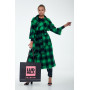 Coat "Beverly-1" in a cage
