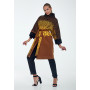 Coat "Selesta" brown color