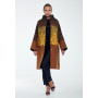 Coat "Selesta" brown color
