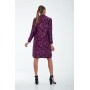 Coat "Velegia" burgundy color