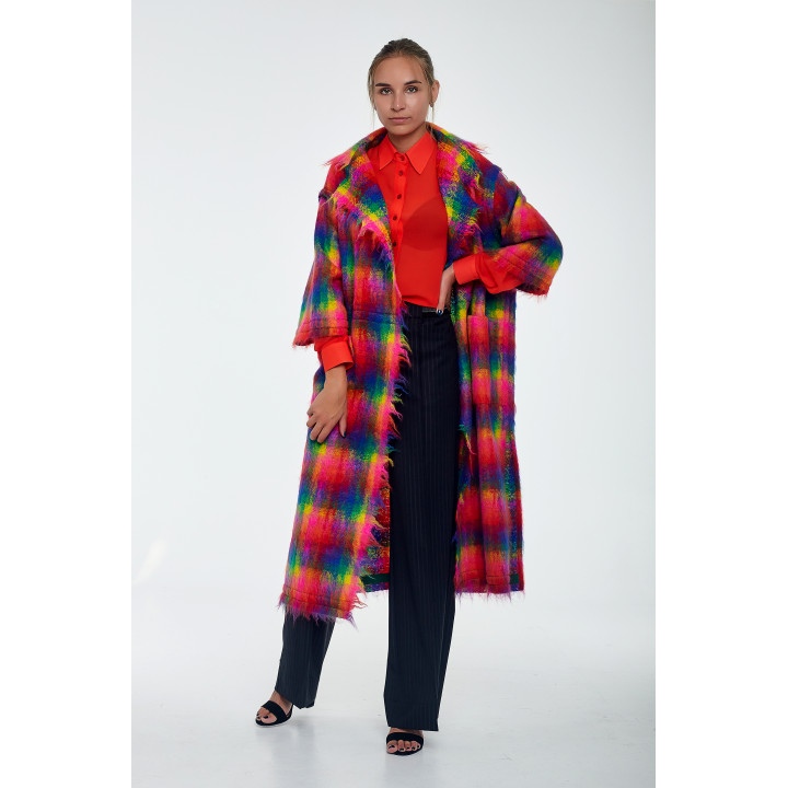 Coat "Beverly-1" in a cage
