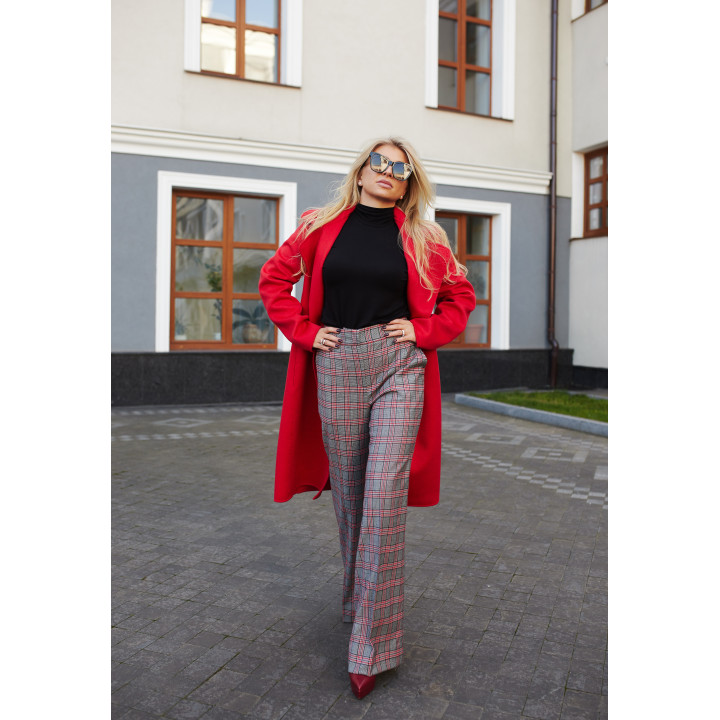 Coat "Medina" red color