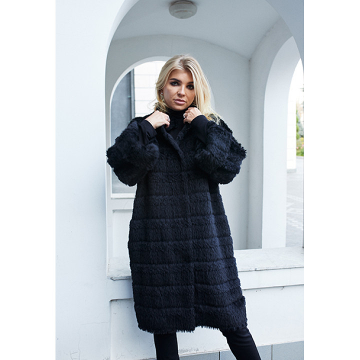 Coat "Selesta" black color