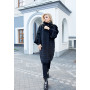 Coat "Selesta" black color