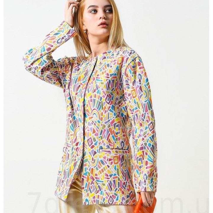 Jacket "Foggia" milky color