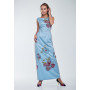 Dress "Jeanne" blue color