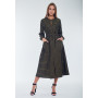 Dress "Kaylee" black color with stripes