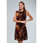 Dress "Modena" chocolate color