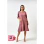 Dress "Meggie" powdery pink color