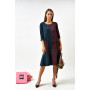 Dress "Meggie" burgundy color