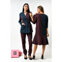 Dress "Meggie" burgundy color
