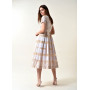 Dress "Valerie" beige and milk color