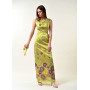 Dress "Jeanne" light green color