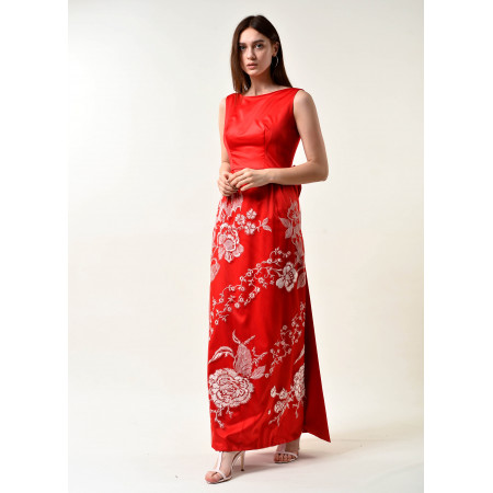 Dress "Jeanne" red color