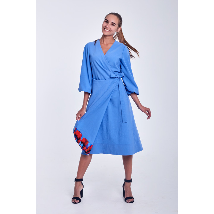 Dress "Karsia" blue color