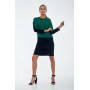 Dress "Anna" black-green color
