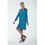 Dress "Shelley-1" dark blue color