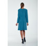 Dress "Shelley-1" dark blue color