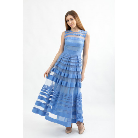 Dress "Juliet" sky blue color