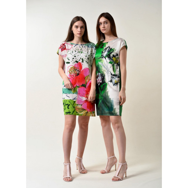 Dress "Elena" with author's print