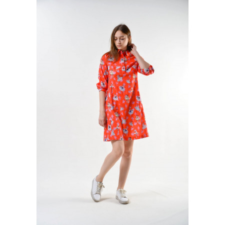 Dress "Pavia" peach color