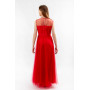 Dress "Vereniya-1" bright scarlet color