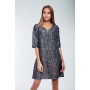 Dress "Tiffani" dark gray color