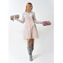 Dress "Juno" powdery color