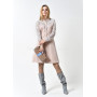 Dress "Juno" powdery color