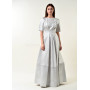 Dress "Briana-2" silver color
