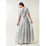 Dress "Briana-2" silver color