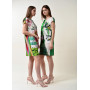 Dress "Elena" with author's print