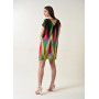 Dress "Elena" with author's print