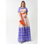 Dress "Victoria" peach-lilac color
