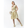 Dress "Salva" golden color
