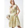 Dress "Salva" golden color