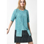 Dress "Ebil-5" turquoise color