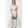 Dress "Valerie" milky color