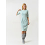 Dress "Prato" turquoise color