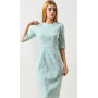 Dress "Prato" turquoise color