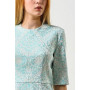 Dress "Prato" turquoise color