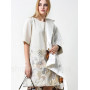 Dress "Ebil-4" milky color with a floral print