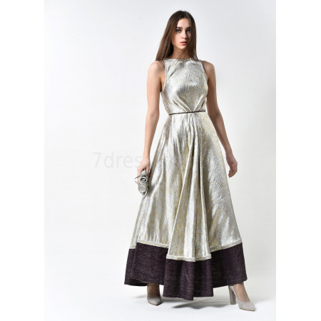 Dress "Briana" silver color