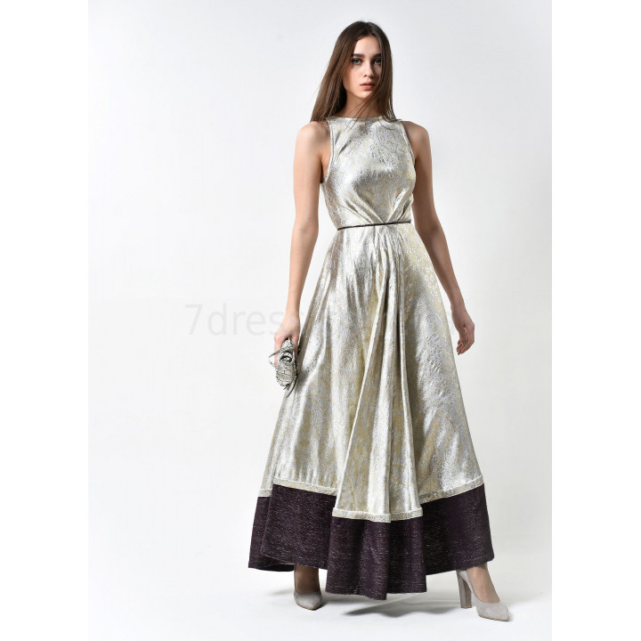 Dress "Briana" silver color