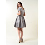 Dress "Kari" silver color