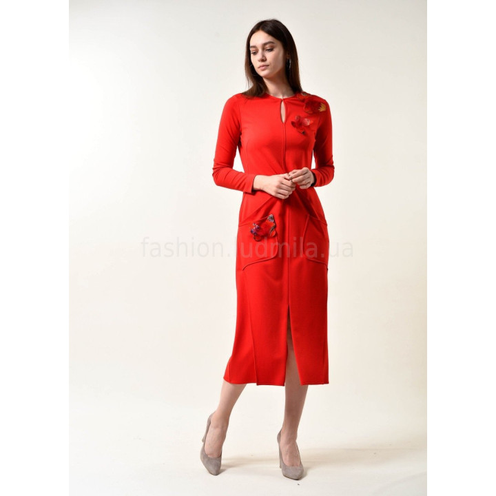Dress "Talisha" red color