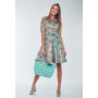 Dress "Irene" with plant print