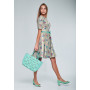 Dress "Irene" with plant print