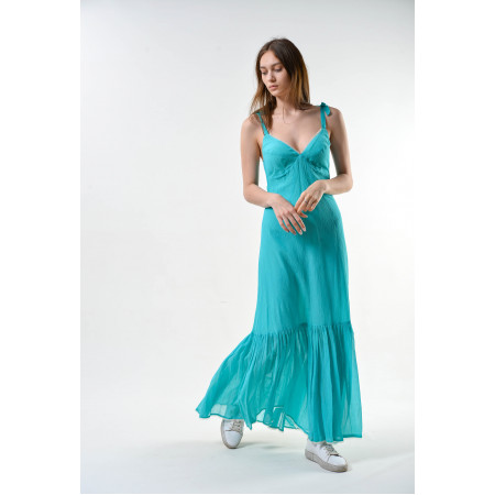 Sundress "Otavia" turquoise color