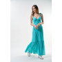 Sundress "Otavia" turquoise color